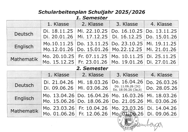 schularbeiten